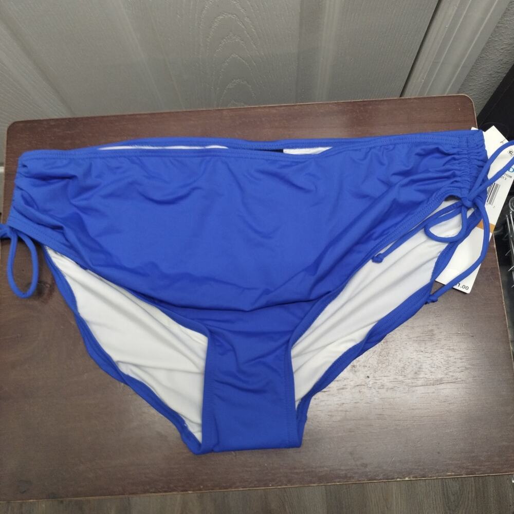 Coco Reef NWT Size 3X Ocean Blue Smooth Curves Swimwear Separates Bikini Bottom